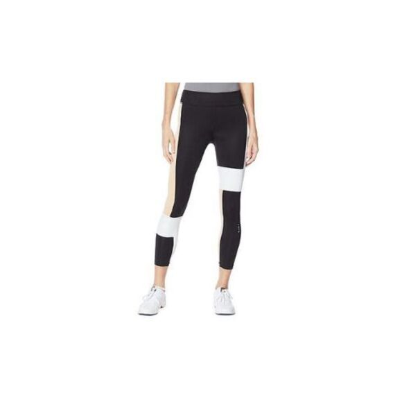 Fila Performance Basia 7/8 Colorblock Women's Legging Black Small New - Picture 1 of 8